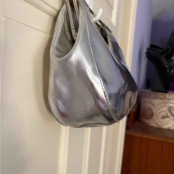 Sondra Roberts Metallic Silver Two Way Bag - Picture 3 of 14